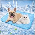 Pawtasy Kühlmatte für Hunde und Katzen – selbstkühlend mit Kühlgel, XXL 120 × 80 cm